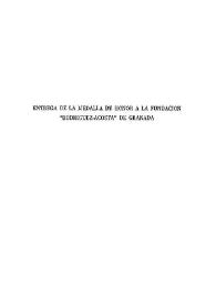Entrega de la Medalla de Honor a la Fundación "Rodríguez-Acosta" de Granada | Biblioteca Virtual Miguel de Cervantes