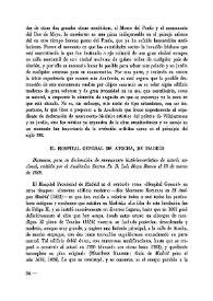 El Hospital General de Atocha, en Madrid / Luis Moya Blanco | Biblioteca Virtual Miguel de Cervantes