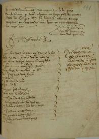 Mossén Corella. Una sou vós lo remei de ma vida | Biblioteca Virtual Miguel de Cervantes