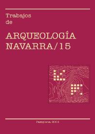 Trabajos de arqueología navarra. Núm. 15, 2001 | Biblioteca Virtual Miguel de Cervantes