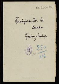 Comedia famosa. Los trabajos de Job / del doctor Phelipe Godinez | Biblioteca Virtual Miguel de Cervantes