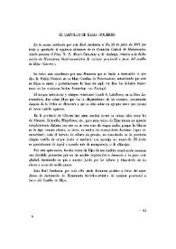 El castillo de Eljas (Cáceres) / Álvaro Cavestany y de Anduaga | Biblioteca Virtual Miguel de Cervantes