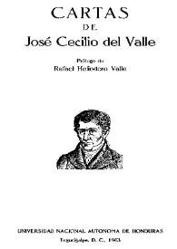 Cartas familiares de José Cecilio del Valle | Biblioteca Virtual Miguel de Cervantes