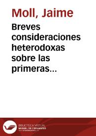 Breves consideraciones heterodoxas sobre las primeras ediciones de la "Celestina" / Jaime Moll | Biblioteca Virtual Miguel de Cervantes