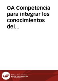 OA Competencia para integrar los conocimientos del idioma inglés en la certifiación KET | Biblioteca Virtual Miguel de Cervantes
