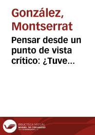 Pensar desde un punto de vista crítico: ¿Tuve relaciones con mi novia y me cuide, pero…? | Biblioteca Virtual Miguel de Cervantes