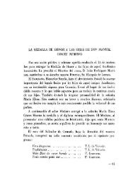 La Medalla de Honor a las hijas de Don Manuel Gómez Moreno | Biblioteca Virtual Miguel de Cervantes