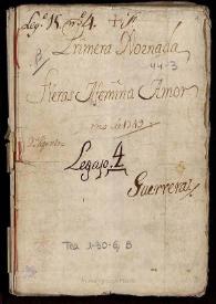 Fieras Afemina Amor / [De Don Pedro Calderón de la Barca] | Biblioteca Virtual Miguel de Cervantes