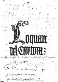 Lo quart del Cartoxa / arromancat per Johan Roic de Corella. Oració a la S. Verge Maria tenint son fill Jesus deuallat de la creu / [Joan Rois de Corella] | Biblioteca Virtual Miguel de Cervantes