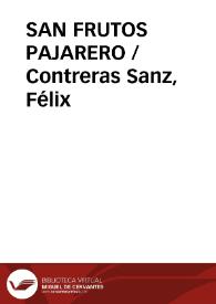 SAN FRUTOS PAJARERO / Contreras Sanz, Félix | Biblioteca Virtual Miguel de Cervantes