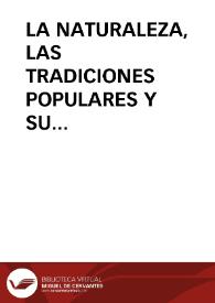 LA NATURALEZA, LAS TRADICIONES POPULARES Y SU TRASFORMACION ESTETICA / Herrero, Fernando | Biblioteca Virtual Miguel de Cervantes