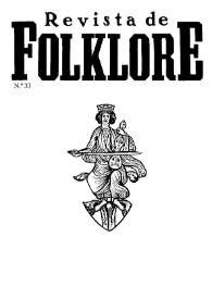 Revista de Folklore. Tomo 3b. Núm. 33, 1983 | Biblioteca Virtual Miguel de Cervantes