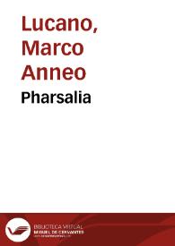 Pharsalia | Biblioteca Virtual Miguel de Cervantes