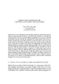 German Foundational Miths: a Europen and transcultural Reading / Heinz-Peter Preusser | Biblioteca Virtual Miguel de Cervantes