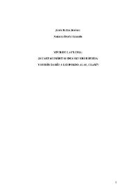 Vivir de la pluma: 24 cartas inéditas de Salvador Rueda y Rubén Darío a Leopoldo Alas, "Clarín" / Jesús Rubio Jiménez, Antonio Deaño Gamallo | Biblioteca Virtual Miguel de Cervantes