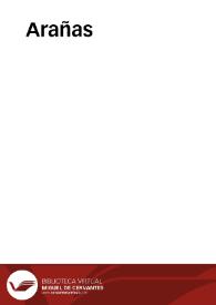 Arañas | Biblioteca Virtual Miguel de Cervantes
