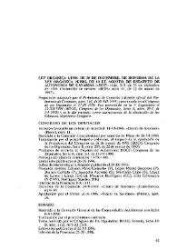Más información sobre Estatuto de autonomía de Canarias (1996)