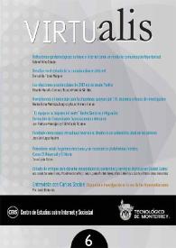 Virtualis. Año 3, núm. 6, agosto-diciembre 2012 | Biblioteca Virtual Miguel de Cervantes