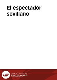El espectador sevillano | Biblioteca Virtual Miguel de Cervantes
