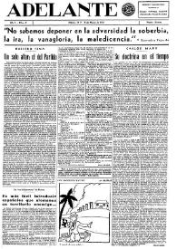 Adelante : Órgano del Partido Socialista Obrero [Español] (México, D. F.). Año I, núm. 3, 15 de marzo de 1942 | Biblioteca Virtual Miguel de Cervantes