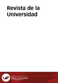 Revista de la Universidad / director, Rómulo E. Durón ; administrador Alberto A. Rodríguez | Biblioteca Virtual Miguel de Cervantes