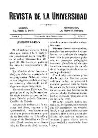 Revista de la Universidad. Tomo I, núm. 4, 15 de abril de 1909 | Biblioteca Virtual Miguel de Cervantes