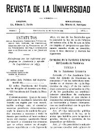 Revista de la Universidad. Tomo I, núm. 5, 15 de mayo de 1909 | Biblioteca Virtual Miguel de Cervantes