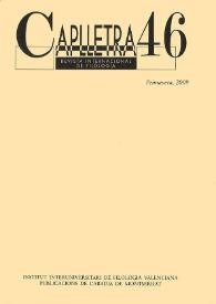 Caplletra: Revista Internacional de Filologia. Núm. 46, primavera 2009 | Biblioteca Virtual Miguel de Cervantes