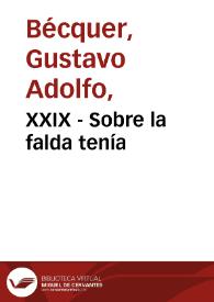 XXIX - Sobre la falda tenía | Biblioteca Virtual Miguel de Cervantes