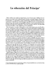 La educación del Príncipe / José María Álvarez | Biblioteca Virtual Miguel de Cervantes