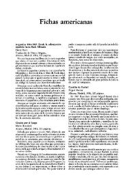 Cuadernos Hispanoamericanos, núm. 469-470 (julio-agosto 1989). Fichas americanas / Blas Matamoro | Biblioteca Virtual Miguel de Cervantes