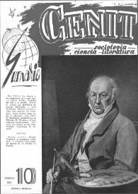 Cenit : Revista de Sociología, Ciencia y Literatura. Año I, núm. 10, octubre 1951 | Biblioteca Virtual Miguel de Cervantes