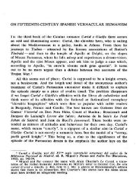 On Fifteenth-Century Spanish Vernacular Humanism / J. N. H. Lawrence | Biblioteca Virtual Miguel de Cervantes
