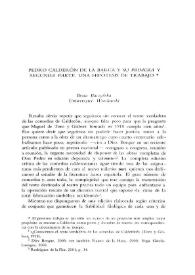 Pedro Calderón de la Barca y su Primera y Segunda parte. Una hipótesis de trabajo / Beata Baczyńska | Biblioteca Virtual Miguel de Cervantes