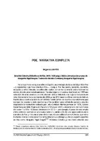Edgar Allan Poe: "Poe. Narrativa completa". Madrid: Cátedra, Bibliotheca AVREA, 2011, 1020 págs. Edición, introducción y notas de Margarita Rigal Aragón. Traducción de Julio Cortázar y Margarita Rigal Aragón [Reseña] / María García Lorenzo | Biblioteca Virtual Miguel de Cervantes