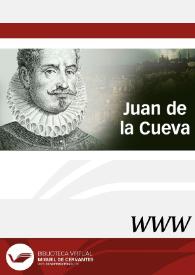 Juan de la Cueva / director Juan Matas Caballero