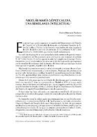 Nicolás María López Calera, una semblanza intelectual / Pedro Mercado Pacheco | Biblioteca Virtual Miguel de Cervantes