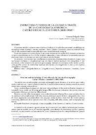 Estructura y forma de la ciudad a través de la cartografía histórica: Castro Urdiales, Cantabria (1800-1960) / Carmen Delgado Viñas | Biblioteca Virtual Miguel de Cervantes