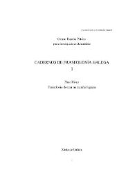 Cadernos de Fraseoloxía Galega. Núm. 1, 2000 | Biblioteca Virtual Miguel de Cervantes