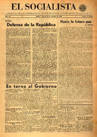 El Socialista (Argel). Núm. 33, 22 de septiembre de 1945 | Biblioteca Virtual Miguel de Cervantes
