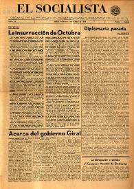 El Socialista (Argel). Núm. 35, 6 de octubre de 1945 | Biblioteca Virtual Miguel de Cervantes