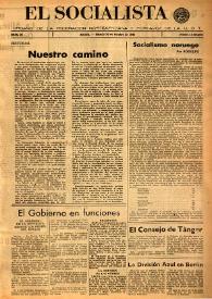 El Socialista (Argel). Núm. 37, 20 de octubre de 1945 | Biblioteca Virtual Miguel de Cervantes