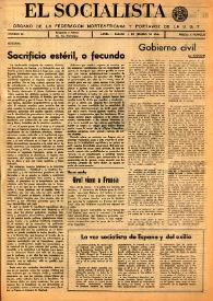 El Socialista (Argel). Núm. 50, 2 de febrero de 1946 | Biblioteca Virtual Miguel de Cervantes