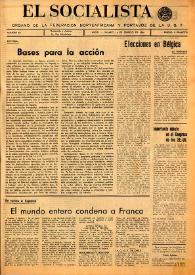 El Socialista (Argel). Núm. 52, 16 de febrero de 1946 | Biblioteca Virtual Miguel de Cervantes