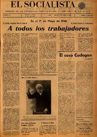 El Socialista (Argel). Núm. 62, 27 de abril de 1946 | Biblioteca Virtual Miguel de Cervantes
