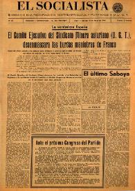 El Socialista (Argel). Núm. 65, 18 de mayo de 1946 | Biblioteca Virtual Miguel de Cervantes