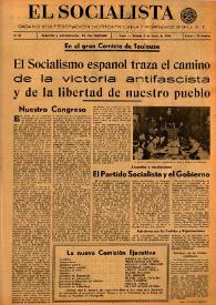 El Socialista (Argel). Núm. 67, 8 de junio de 1946 | Biblioteca Virtual Miguel de Cervantes