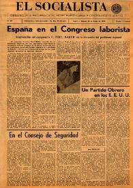 El Socialista (Argel). Núm. 69, 22 de junio de 1946 | Biblioteca Virtual Miguel de Cervantes