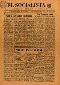 El Socialista (Argel). Núm. 70, 29 de junio de 1946 | Biblioteca Virtual Miguel de Cervantes