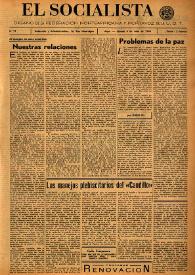 El Socialista (Argel). Núm. 71, 6 de julio de 1946 | Biblioteca Virtual Miguel de Cervantes